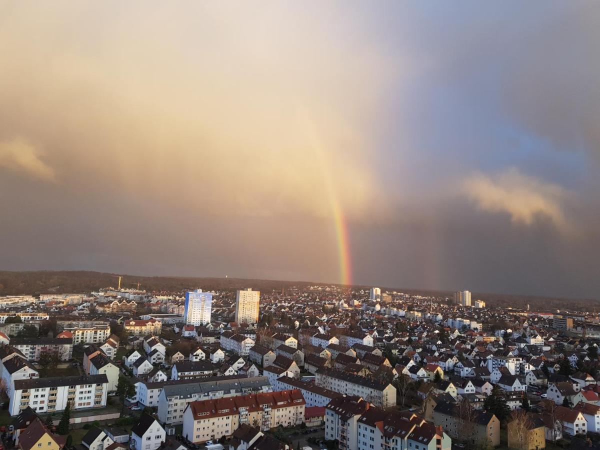 Skyline-Aussicht Und Fantastische Sonnenuntergaenge Appartement Langen  Buitenkant foto